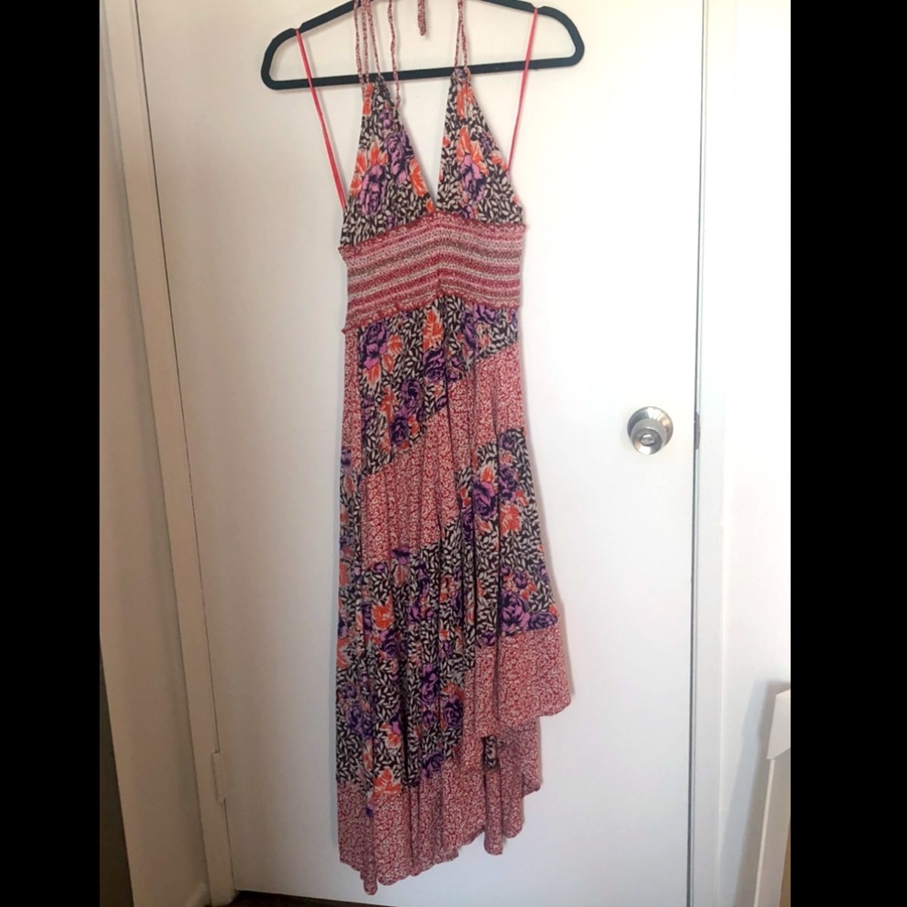 Free People A line floral dress
